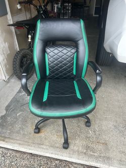 Black and Green Gaming Chair