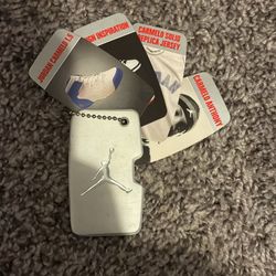 Authentic rare Air Jordan metal hang tag