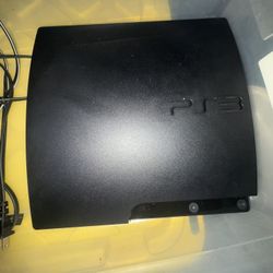 Ps3 with no controller but all cords are included 
