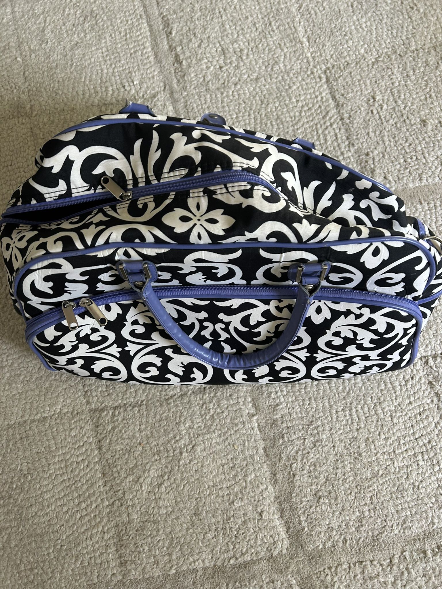 One Travel Rolling Duffle Bag Plus Vintage Sportive Bag