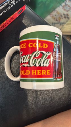 Coca-Cola Ice Cold Sold Here Ceramic Mug