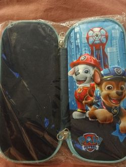 New Paw Patrol 3D Hard Zippered Pencil Case