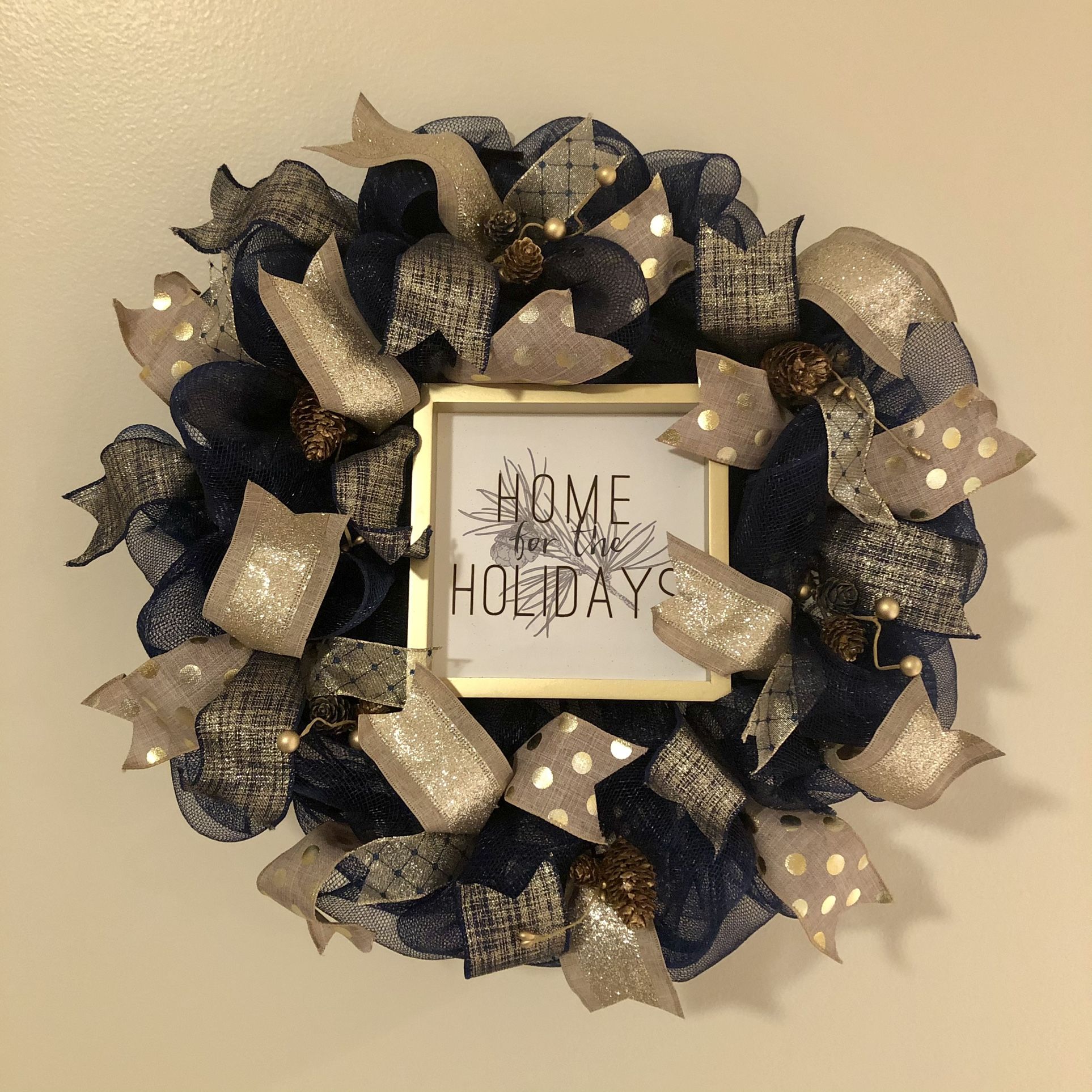 Home For The Holidays Christmas Wreath