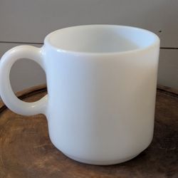 Milk Glass Mug