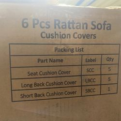 6 Pc Sofa Covers 