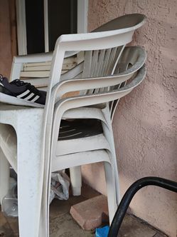 Free plastic chairs