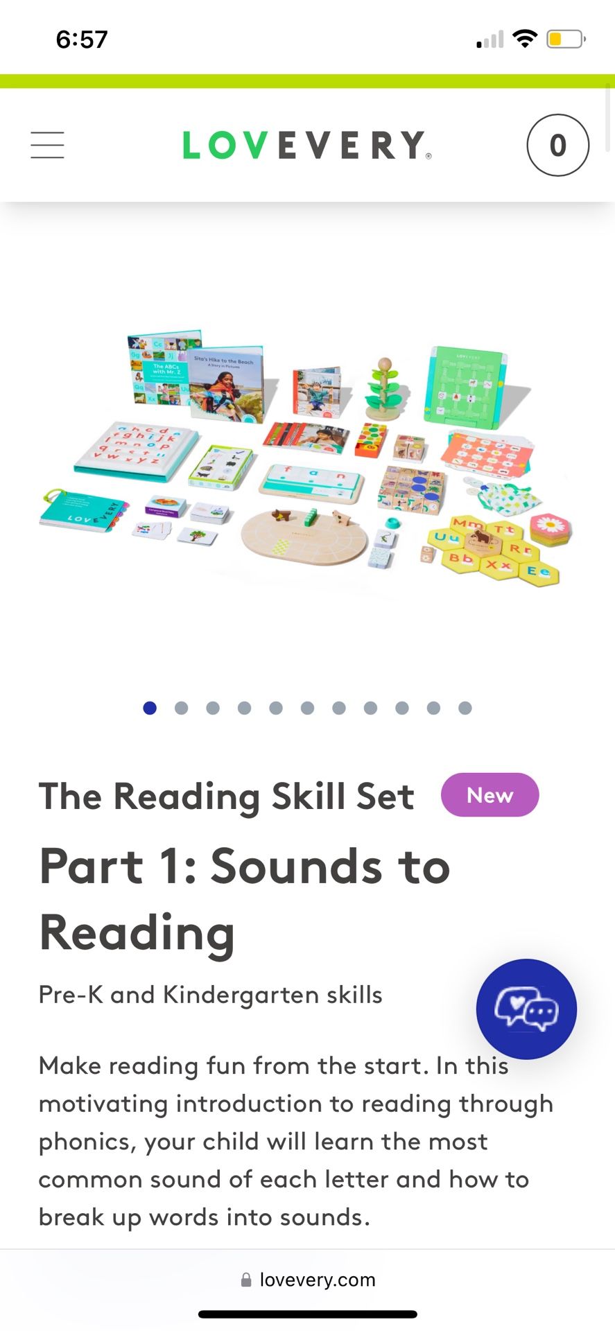 Lovevery Reading Skills Set (complete Part 1) Brand New, Unopened