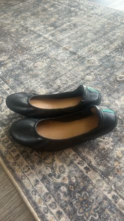 Tieks Women's Matte Black Italian Leather Ballet Flats Size 7
