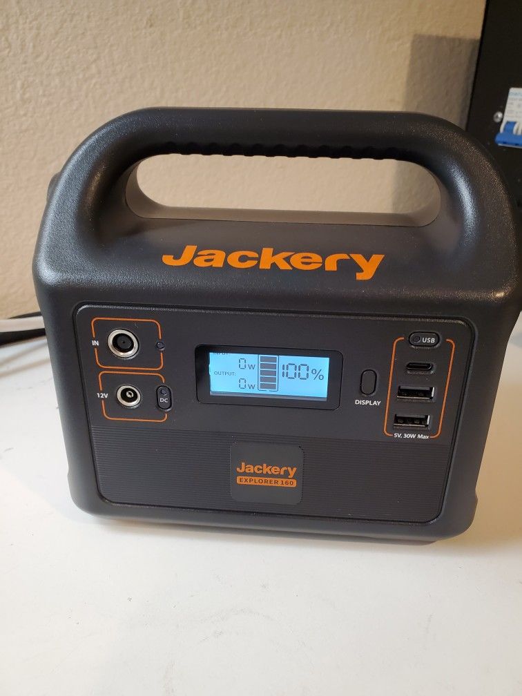 Jackery Portable Power Station Explorer 160, 167Wh Lithium Batter