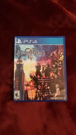 Kingdom hearts 3 ps4