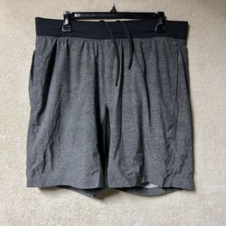 Lululemon THE Shorts Lined 9” Mens XL Grey