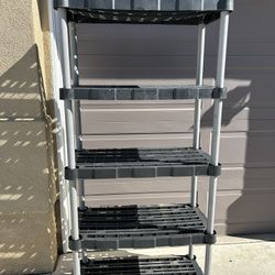 Plastic Rubbermaid Shelf 6 Feet Tall 35 Inch Wide 18 Inch Deep $25 Cash Only Pickup Only In Menifee 