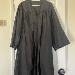 Black Graduation Gown 