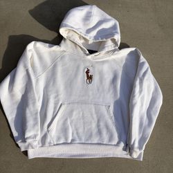 Polo Ralph Lauren Big Pony Cream Hoodie 