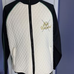Ecko Unltd Jacket Adult Large Quilted Zip Embroidered