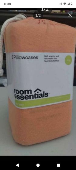 Room Essentials jersey knit king pillowcases