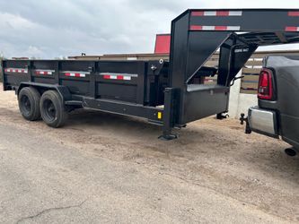 2026 gooseneck dump trailer 7’x16