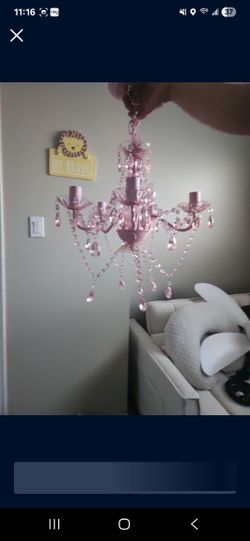 Pink Chandelier