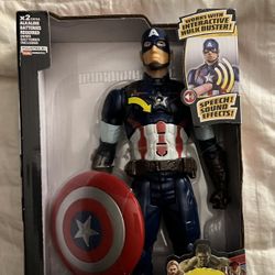 Marvel Avengers Captain America NIB Speech Sound Effects 