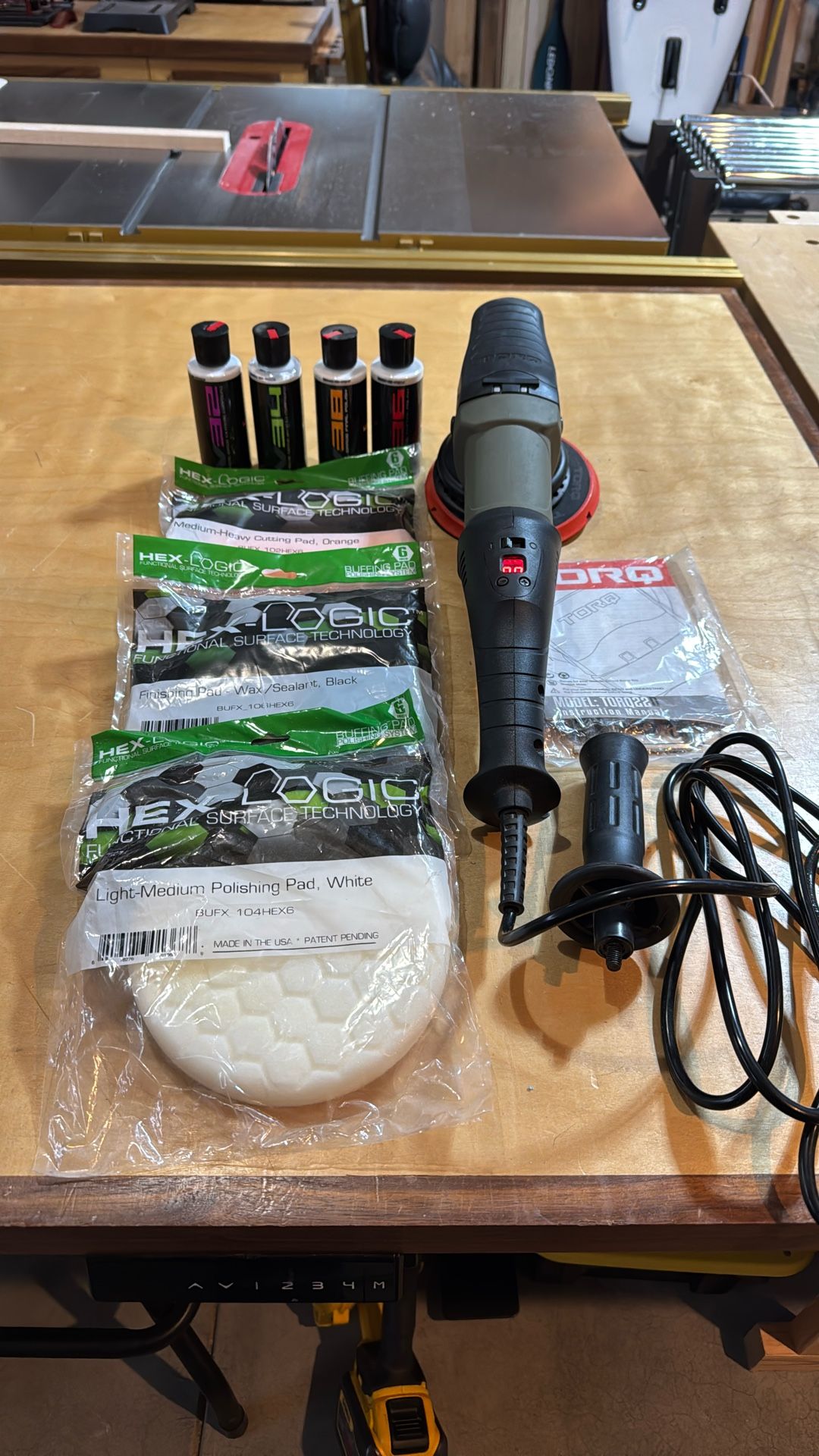 Torq TORQ22D Random Orbital polisher