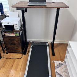 Walking desk And Treadmill