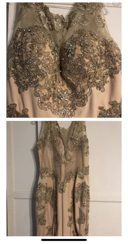 Elegant Champagne Color Dress