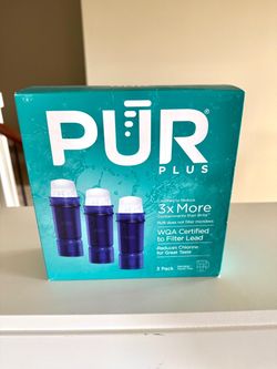 PUR Plus Water Filter Replacement for Pitchers 3 Filters Brand New Sealed