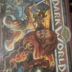 Dark World fantasy board game(complete But Box Damage)