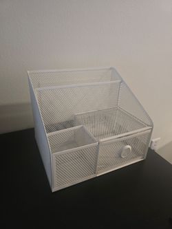 Ikea desk organiser, white,
