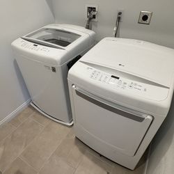LG Washer and Dryer Set Extra Large Capacity 