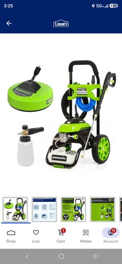Greenworks power wash combo