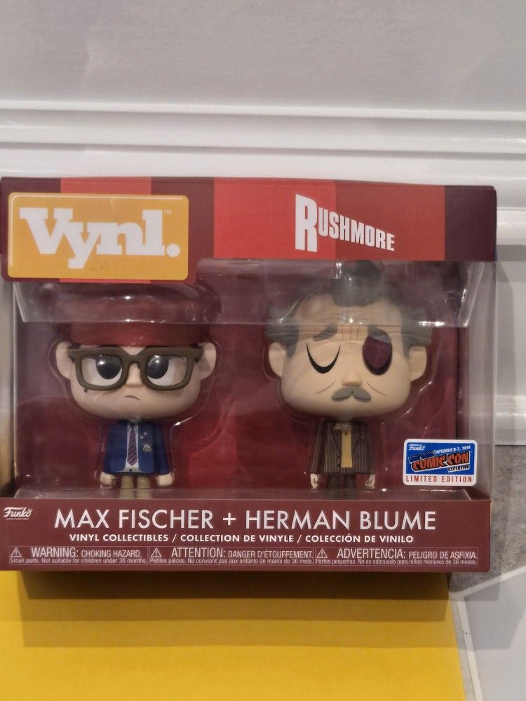 Rushmore Max & Herman VAULTED EXCLUSIVE LIMITED 2 Pack Funko Vynl