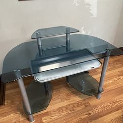 Tempered Glass Computer Desk