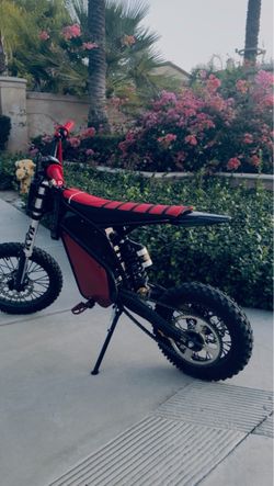 Electric Dirt Bike heybike villian Black and Red