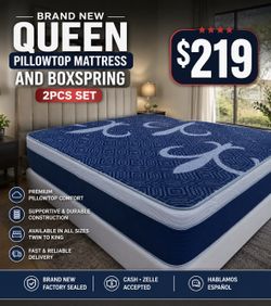 🇺🇸🇺🇸NEW PILLOWTOP SET $219