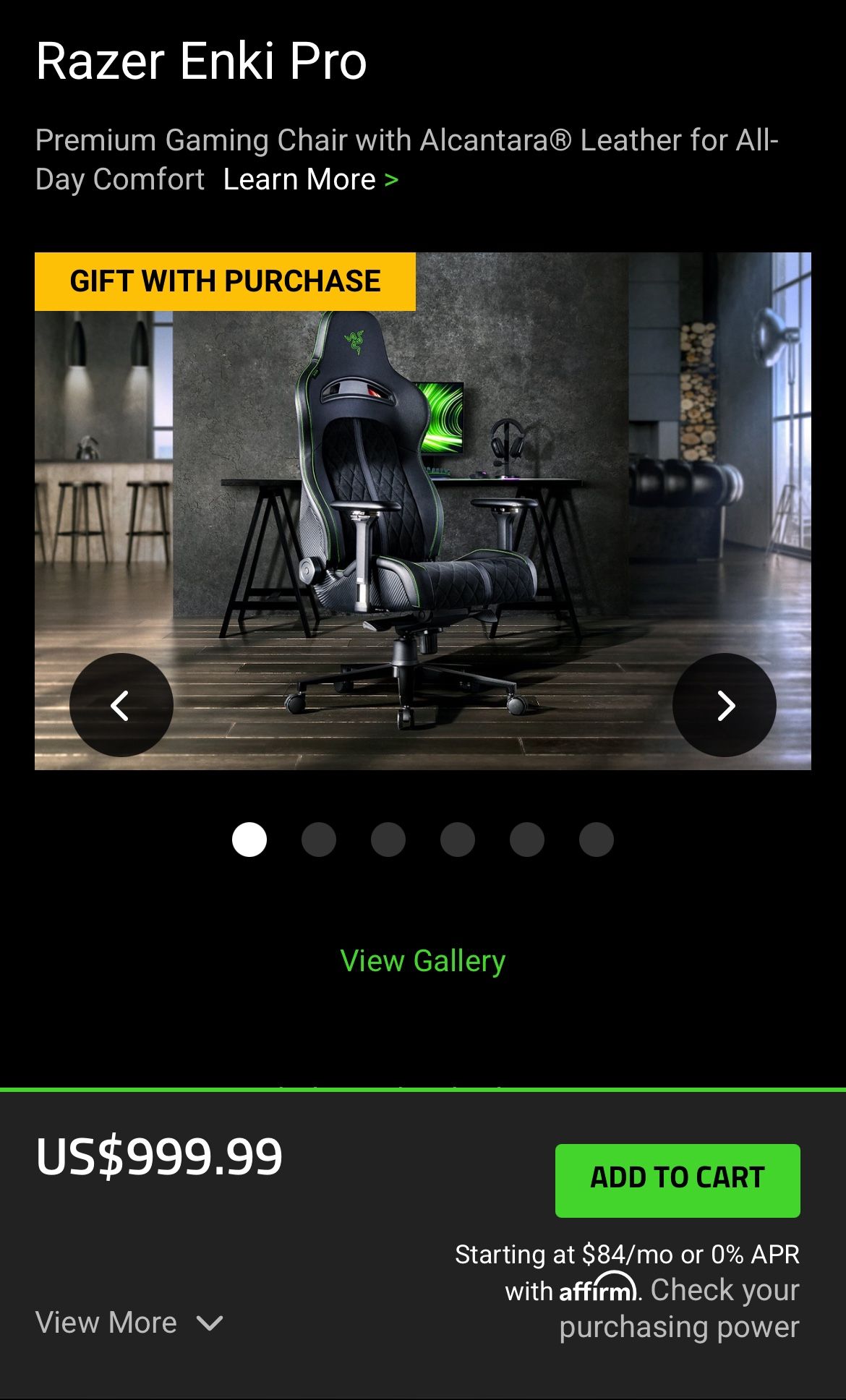 Razor Gaming Chair 