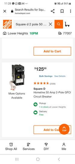 50 Amp GFI Breaker