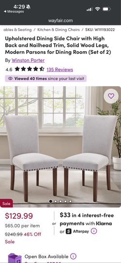 Grey Dining Chairs