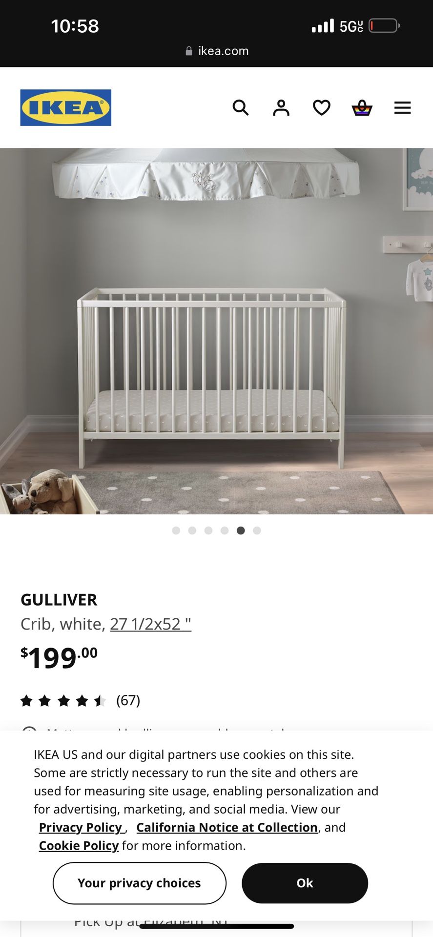 IKEA Baby Bed