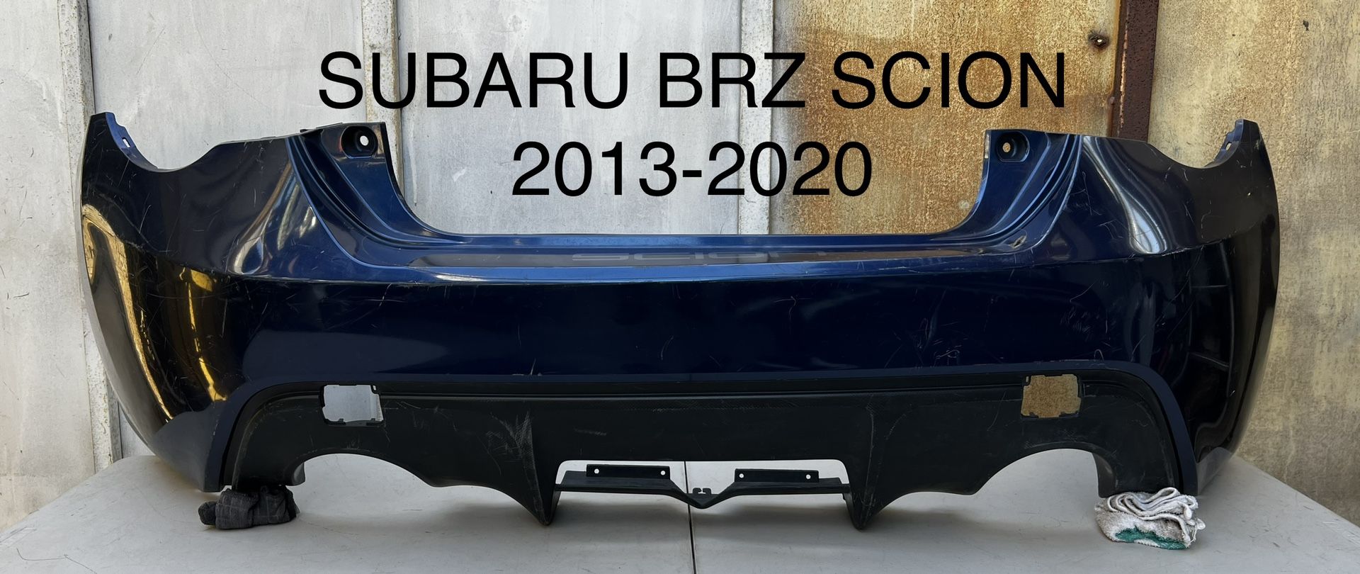 2013-2020 SUBARU BRZ SCION REAR BUMPER OEM