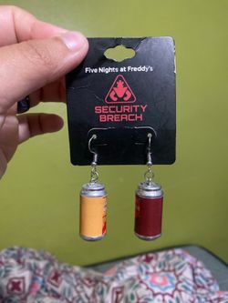 Five nights at Freddy’s soda earrings