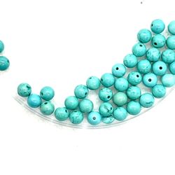 Lot Of Round Turquoise Beads 