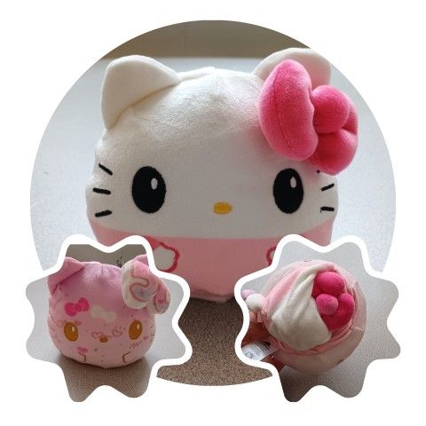 Hello Kitty Sanrio 50th Anniversary Reversible Plush 4in.
