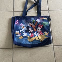 Disney Mickey Canvas Bag With a Zipper 