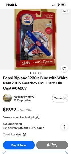 2005 Pepsi Collectors DIE Cast Mint