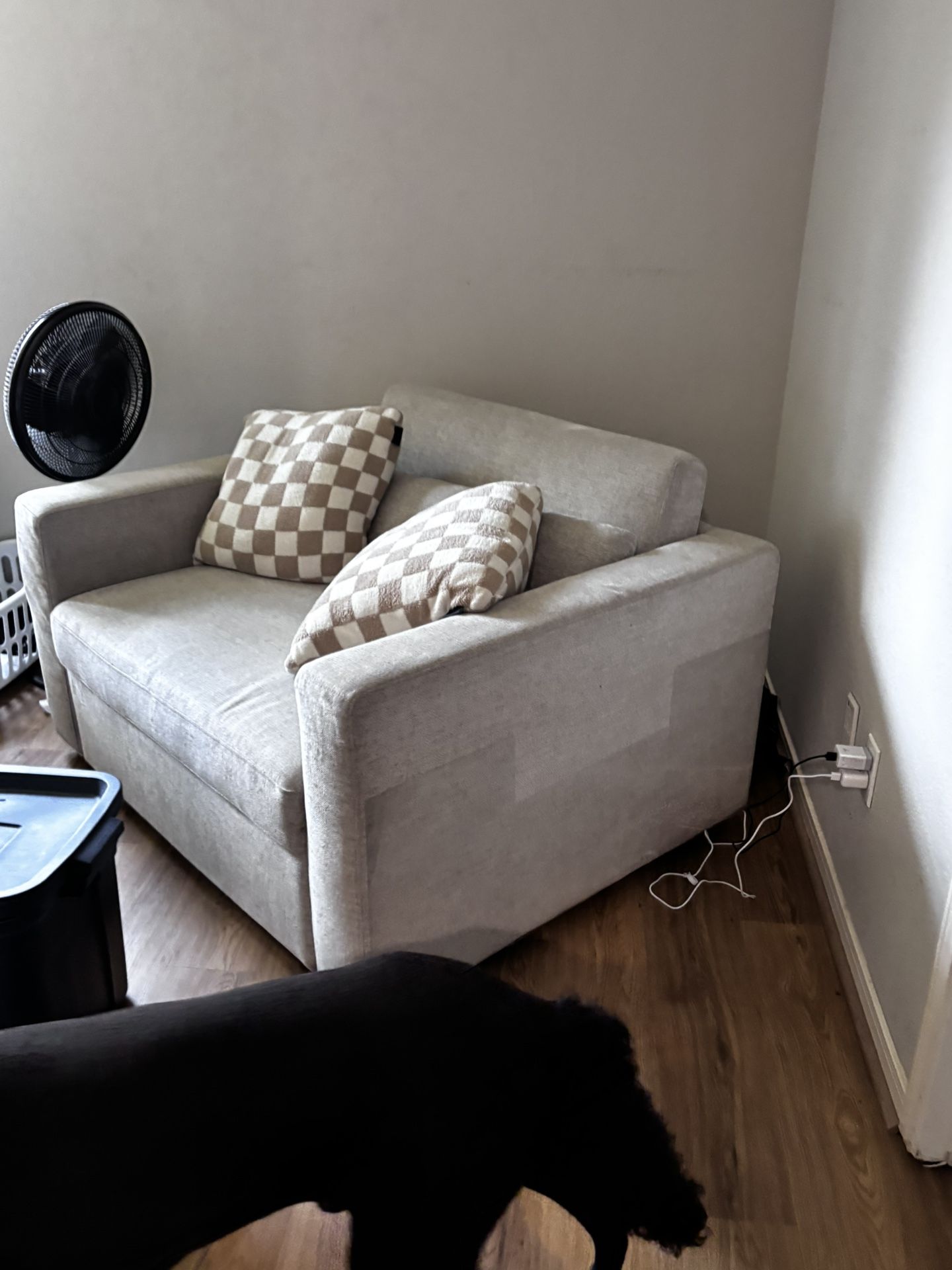 Twin Size Convertible Sleeper Chair