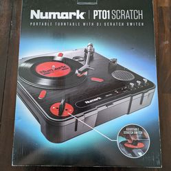 Numark PT01 Scratch DJ Turntable With Practice Records