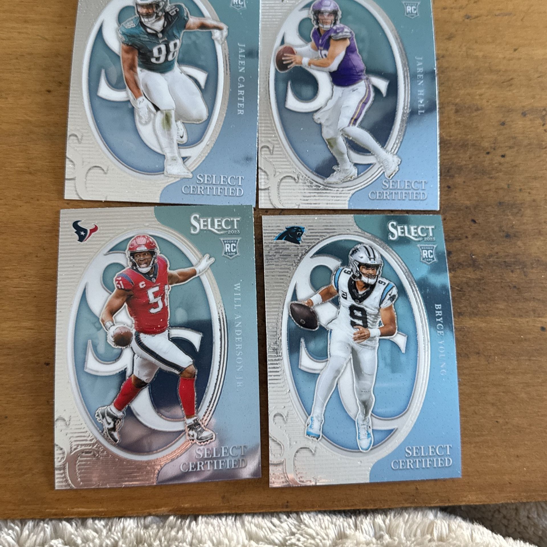2024 SELECT LOT OF 4 SELECT CERTIFIED CARDS