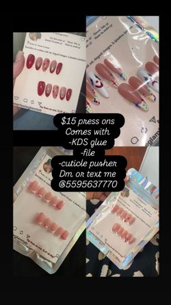 Custom Made Press Ons