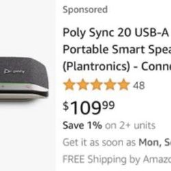 Smart Speakerphone $70 OBO